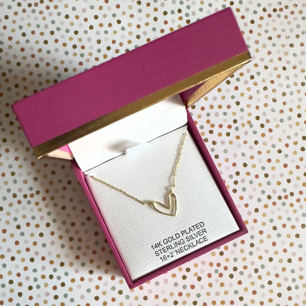 Rachel Zoe heart necklace